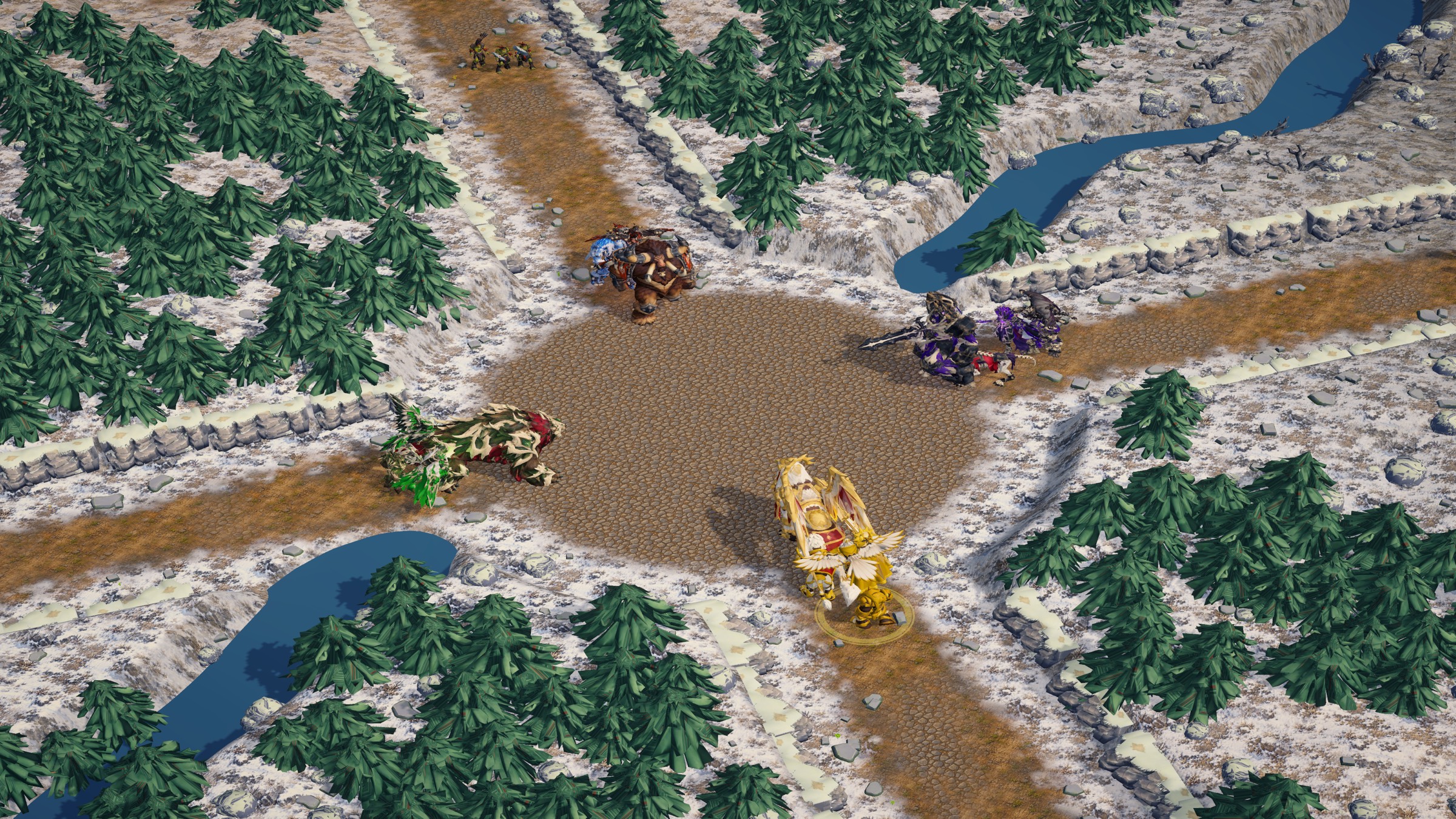 Titans of the four nations meet in the snowy hub of Frostmere
